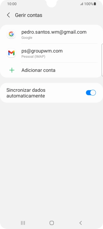 Prima a tecla de início para terminar e voltar ao ecrã inicial.