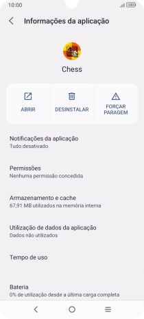 Prima Notificações da aplicação.