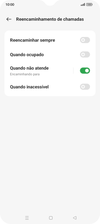 Prima a tecla de início para terminar e voltar ao ecrã inicial.