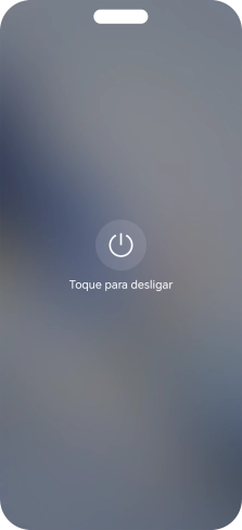 Prima Toque para desligar.