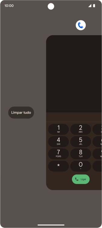 Prima Limpar tudo.