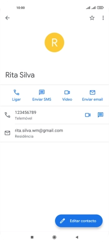 Prima o número pretendido.