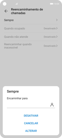 Prima DESATIVAR.