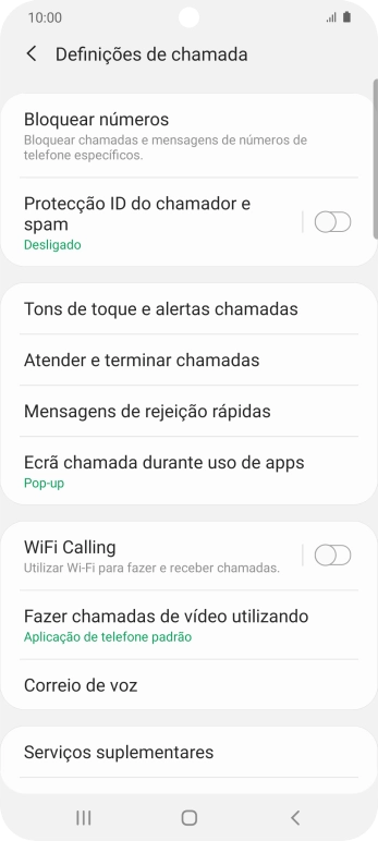 Prima Correio de voz.