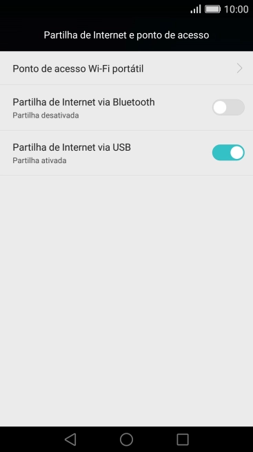 Prima a tecla de início para terminar e voltar ao ecrã inicial.