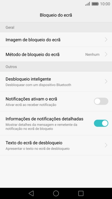 Prima a tecla de início para terminar e voltar ao ecrã inicial.