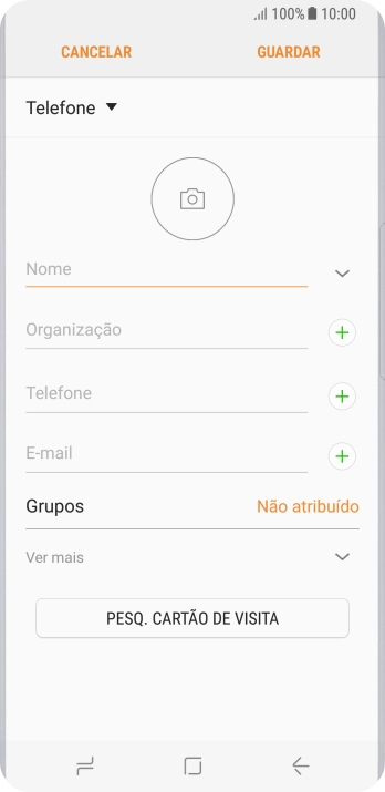 Prima Nome e introduza o nome pretendido.