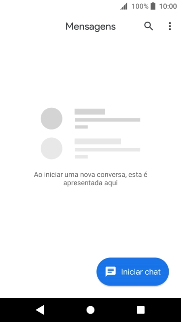 Prima Iniciar chat.