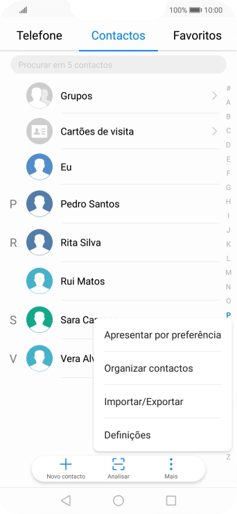 Prima Importar/Exportar.