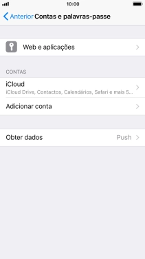 Prima Adicionar conta.