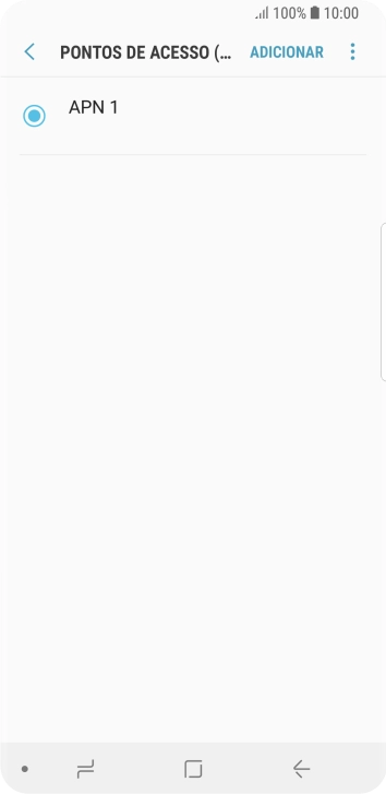 Prima ADICIONAR.