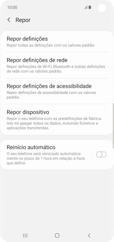 Prima Repor dispositivo.