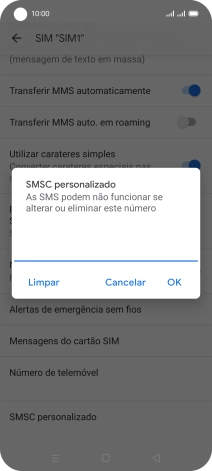 Introduza +351911616161 e prima OK.