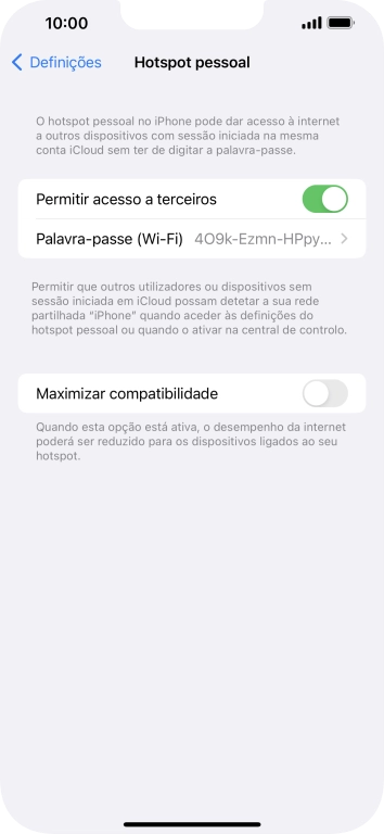 Para voltar ao ecrã inicial, deslize o dedo de baixo para cima a partir da base do ecrã.