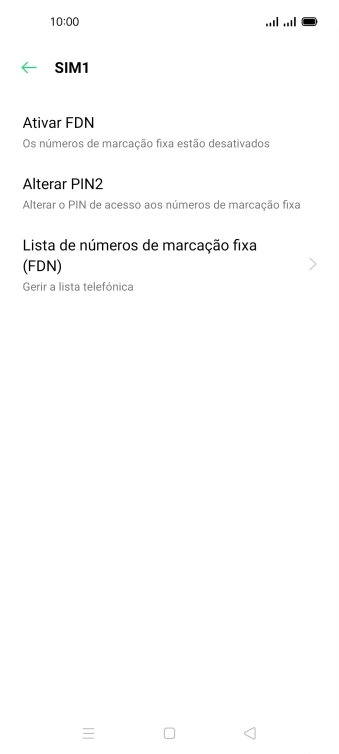 Prima Activar FDN.
