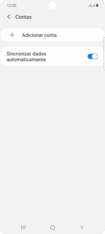Prima Adicionar conta.