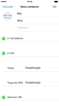 Prima n.º de telefone.