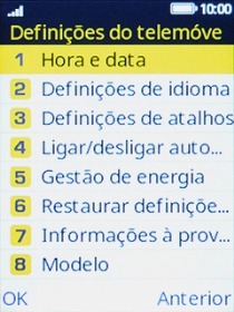 Escolha Restaurar definições de fábrica.