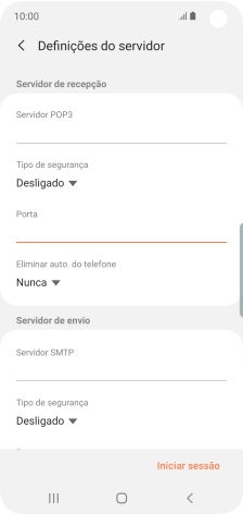Prima a lista suspensa sob 
