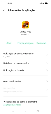 Prima Utilização do armazenamento.