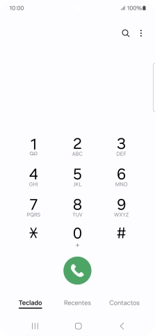 Prima o ícone de menu.