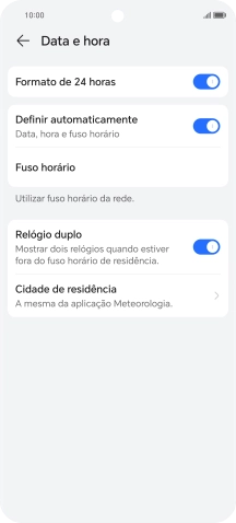 Para voltar ao ecrã inicial, deslize o dedo de baixo para cima a partir da base do ecrã.