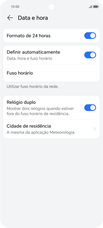Para voltar ao ecrã inicial, deslize o dedo de baixo para cima a partir da base do ecrã.