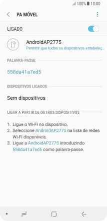 Prima a tecla de início para terminar e voltar ao ecrã inicial.