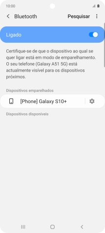 Prima a tecla de início para terminar e voltar ao ecrã inicial.