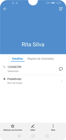 Prima a tecla de início para terminar e voltar ao ecrã inicial.