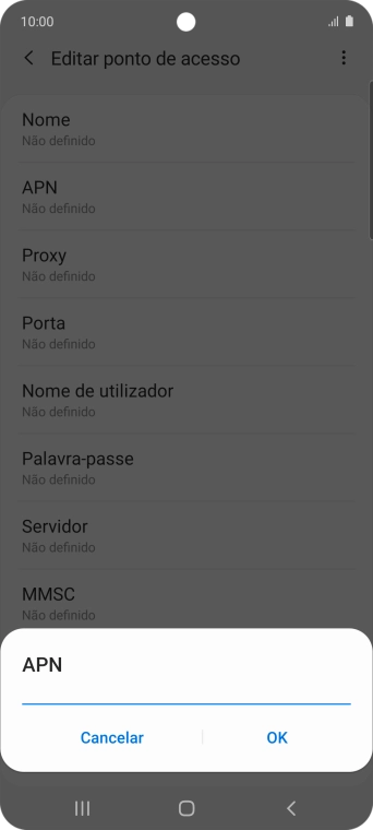 Introduza net2.vodafone.pt e prima OK.