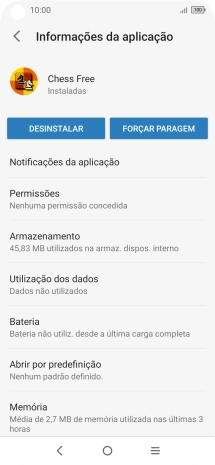 Prima Notificações da aplicação.