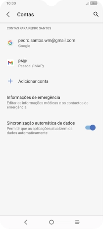 Prima a tecla de início para terminar e voltar ao ecrã inicial.