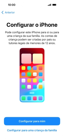 Prima Configurar para mim.