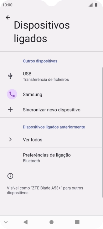 Prima a tecla de início para terminar e voltar ao ecrã inicial.