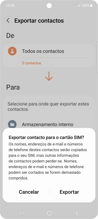 Prima Exportar.