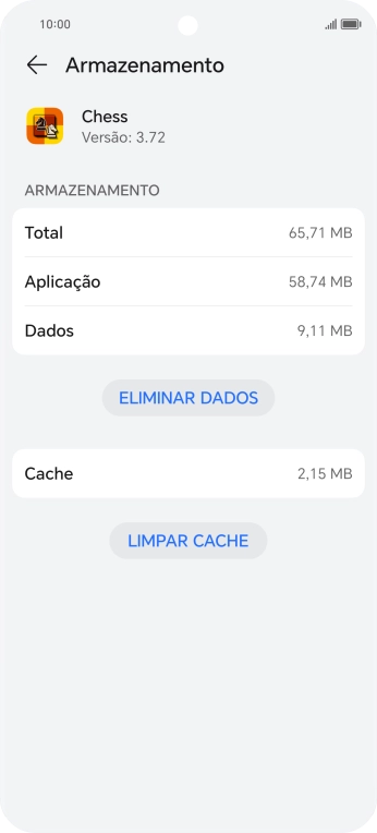 Prima LIMPAR CACHE.
