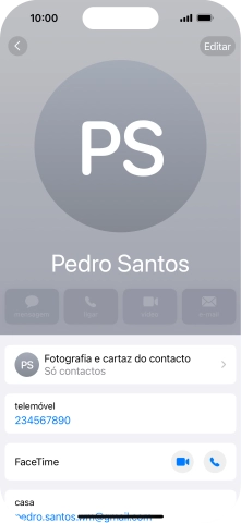 Prima Fotografia e cartaz do contacto.