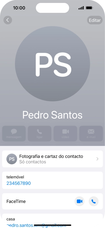 Prima Fotografia e cartaz do contacto.