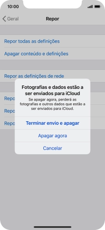 Prima Apagar agora.