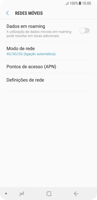 Prima Pontos de acesso (APN).