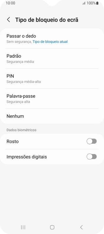 Prima Impressões digitais.