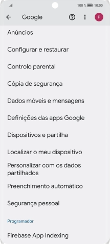 Prima Localizar o meu dispositivo.