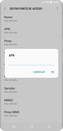 Introduza net2.vodafone.pt e prima OK.