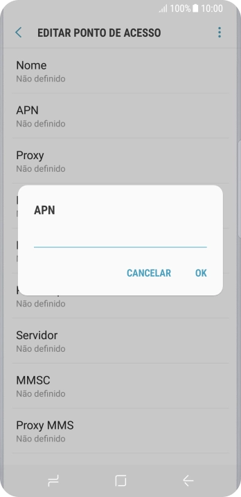 Introduza net2.vodafone.pt e prima OK.