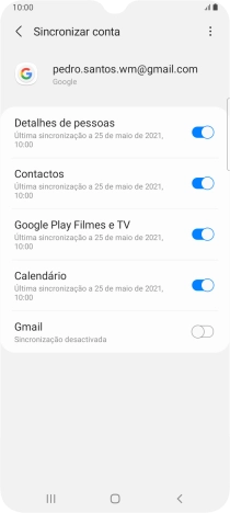 Prima a tecla de início para terminar e voltar ao ecrã inicial.