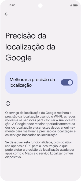 Se premir o indicador junto a 