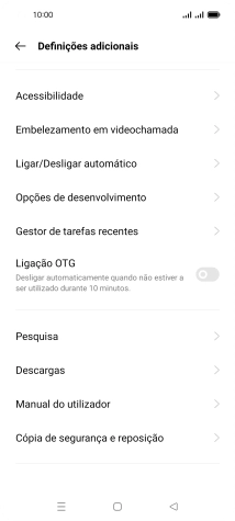 Prima Cópia de segurança e reposição.