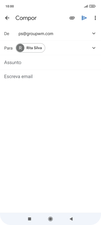 Prima Assunto e introduza o assunto pretendido.