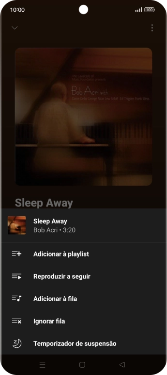 Prima o ícone para adicionar.